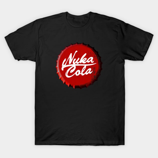 Nuka Cola - Cap - Worn out look T-Shirt by Buff Geeks Art